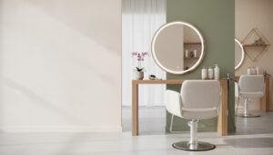 beauty parlour interior design