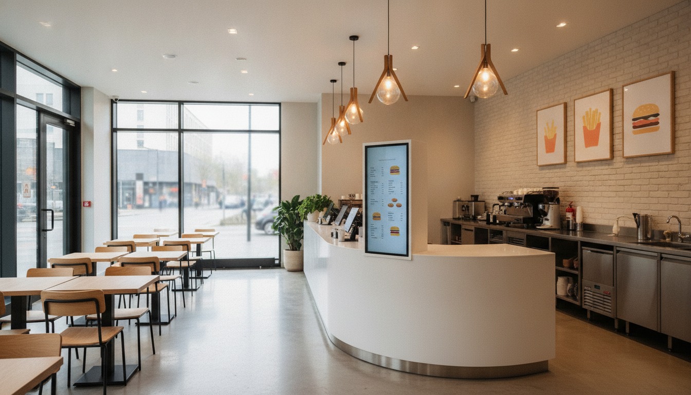 fast food shop interior design